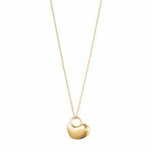 Georg Jensen Hearts halskæde med 18kt guld hjerte