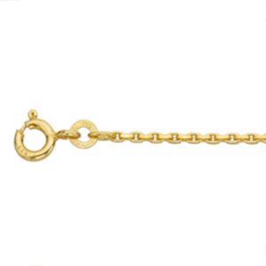 Ankerfacet 8 Karat Guld Halskæde fra Scrouples 42053,45