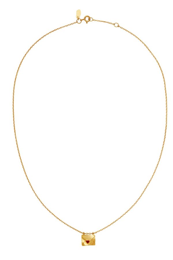 Maanesten - Halskæde - With Love Necklace - Guld