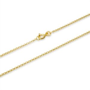 Anker halskæde i 14 kt. Guld - 1,5 mm fra 42 cm