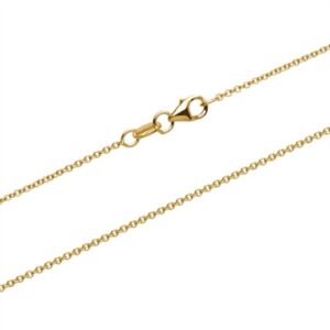 Anker halskæde i 9 kt. Guld - 0,7 mm og 50 cm