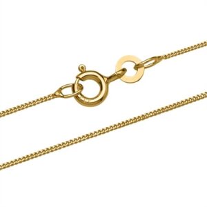 Panser halskæde i 8 kt. Guld - 1,2 mm og 42 cm