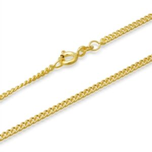 Panser halskæde i 8 kt. Guld - 2,1 mm og 50 cm