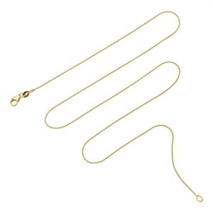 Panser halskæde i 9 kt. Guld - 0,6 mm og 40 cm